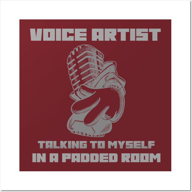 Voice Over Artist design 3 Wall Art by Salkian @Tee